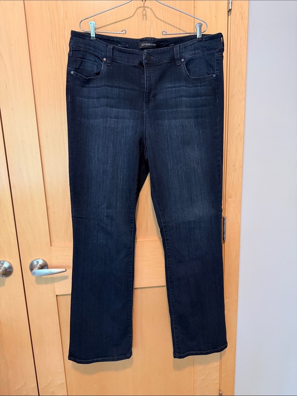 Liverpool Women's Dark Indigo Lucy high rise Boot Cut Jeans